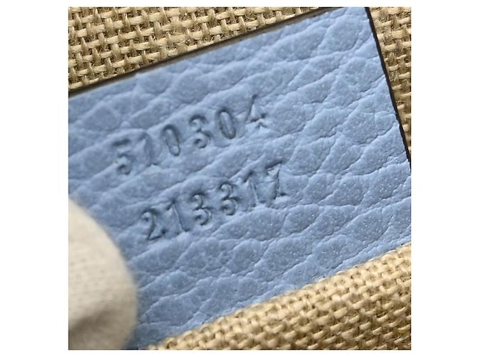 Gucci Interlocking Leather Small Blau - Ansicht 5
