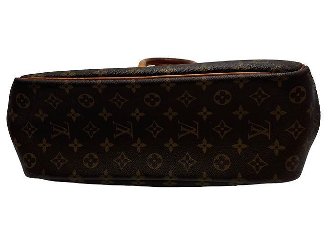 Louis Vuitton Deauville Monogram Canvas Standard Marrone - vista 3