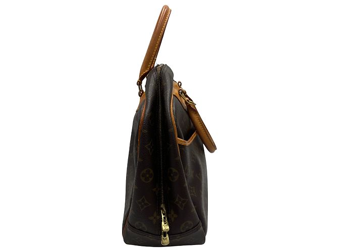 Louis Vuitton Deauville Monogram Canvas Standard Marrone - vista 4