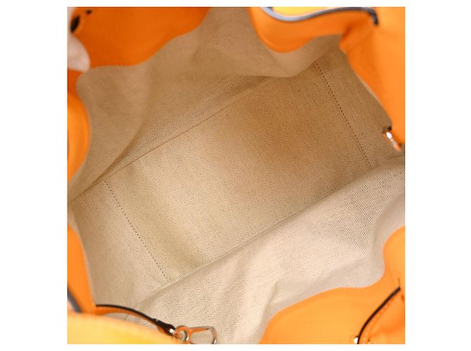 Loewe Hammock Leather Small Arancione - vista 3