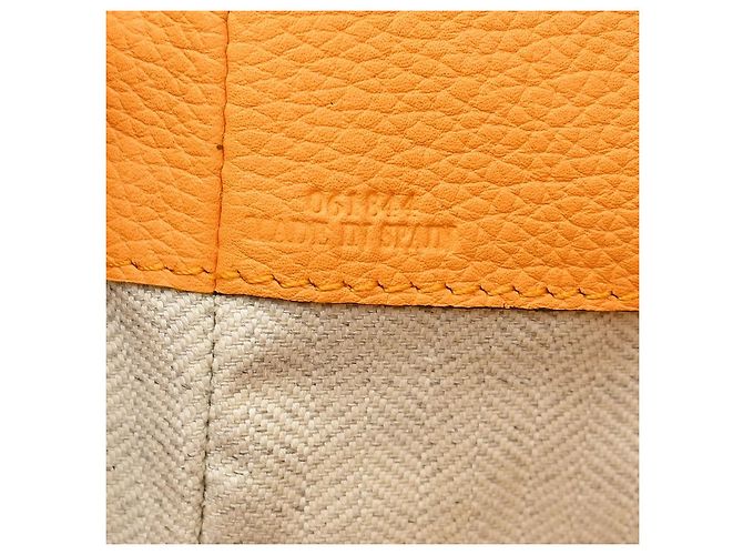 Loewe Hammock Leather Small Arancione - vista 5