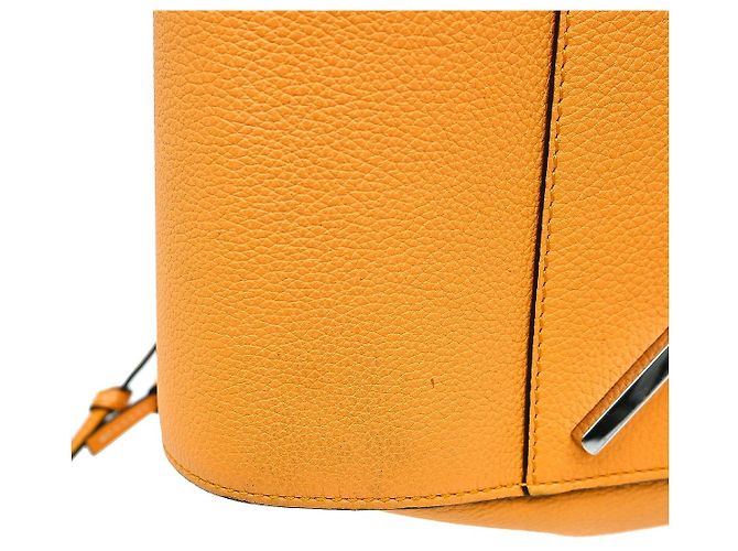 Loewe Hammock Leather Small Arancione - vista 7