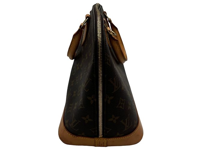 Louis Vuitton Alma Monogram Canvas PM Marrone - vista 4