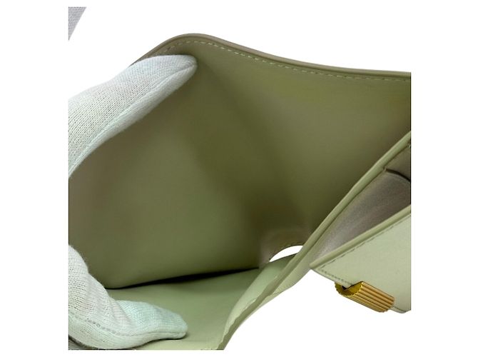 Cartera tríptico de cuero blanco Bottega Veneta - vista 10
