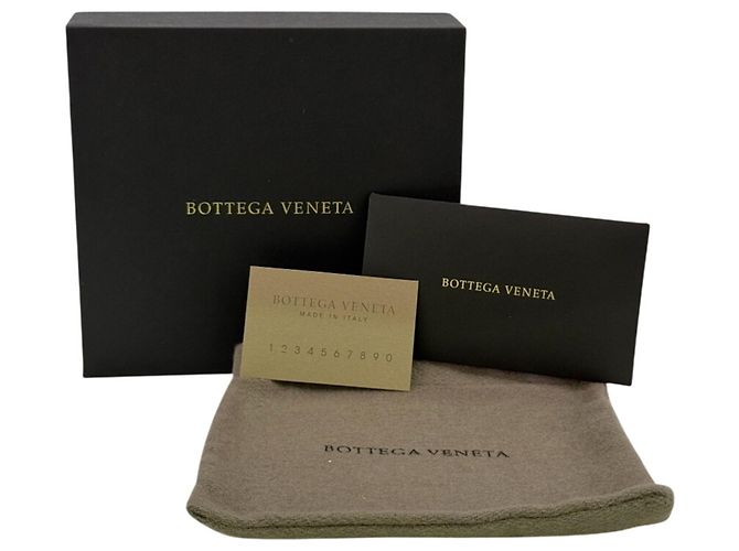 Cartera tríptico de cuero blanco Bottega Veneta - vista 13