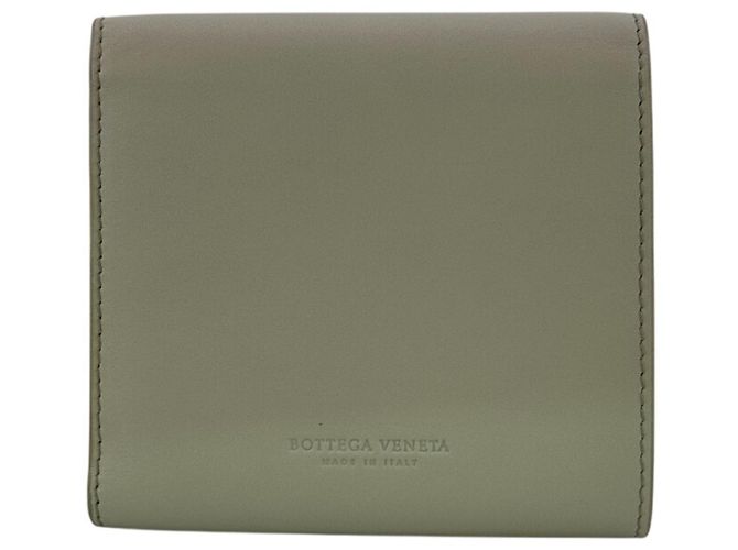 Cartera tríptico de cuero blanco Bottega Veneta - vista 2