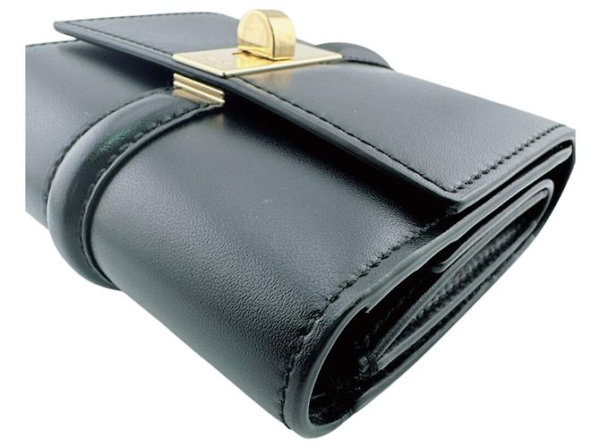 Céline Celine Cartera Pequeña 16 Tri-fold Negro - vista 4