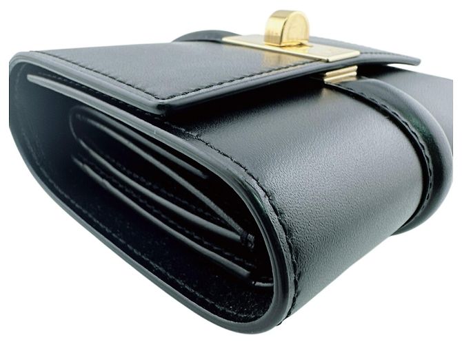 Céline Celine Cartera Pequeña 16 Tri-fold Negro - vista 5
