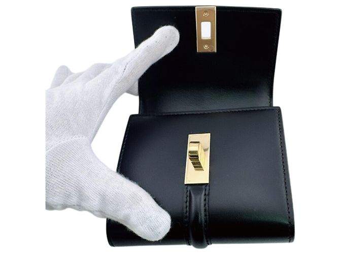 Céline Celine Cartera Pequeña 16 Tri-fold Negro - vista 7