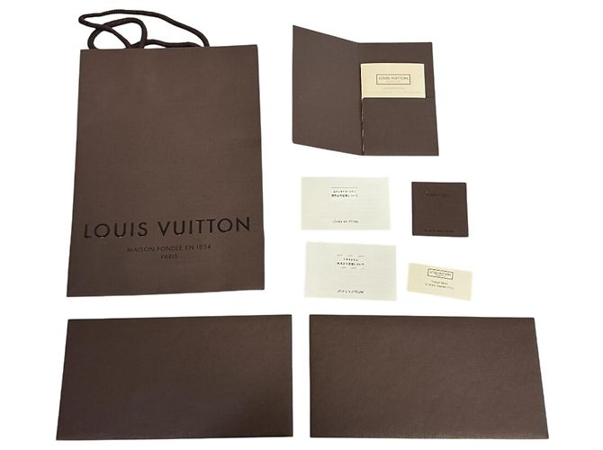Pochette Louis Vuitton Neo Pavel Second Pouch Clutch Bag Nero Grigio - vista 12