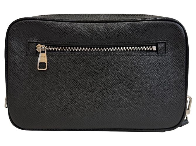 Pochette Louis Vuitton Neo Pavel Second Pouch Clutch Bag Nero Grigio - vista 2