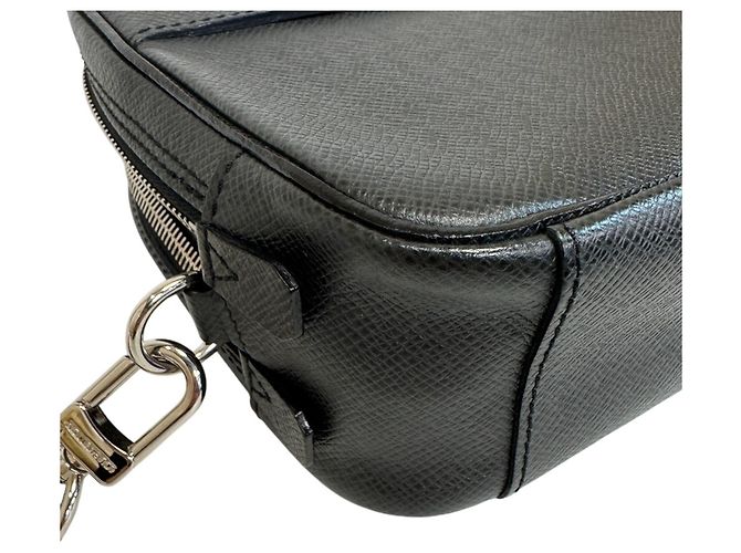 Pochette Louis Vuitton Neo Pavel Second Pouch Clutch Bag Nero Grigio - vista 4