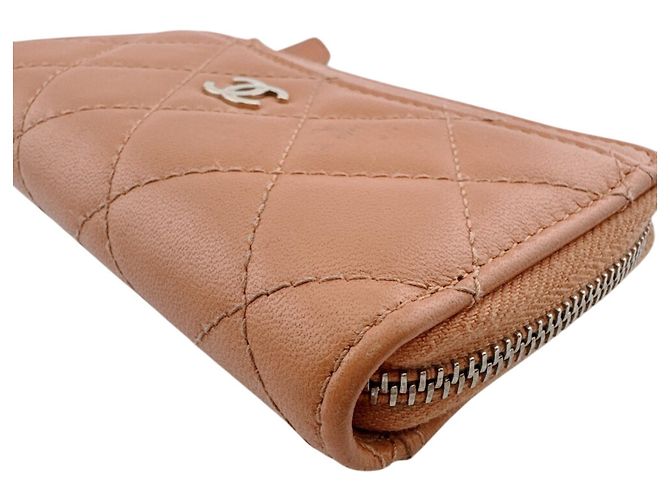 CHANEL Fragment Case Matelassé Wallet Orange - view 4