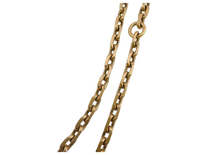 Collana Christian Dior placcata oro e strass D'oro - vista 3
