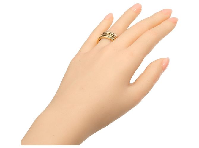 Bulgari Anello Bvlgari B.zero1 3-Band in oro giallo 18K - vista 2