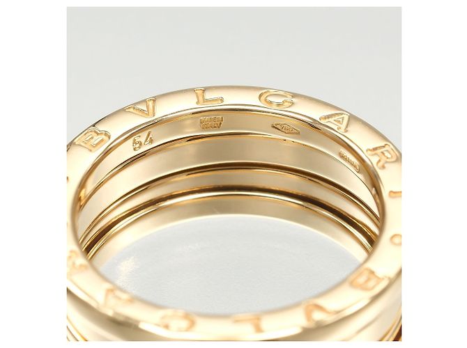 Bulgari Anello Bvlgari B.zero1 3-Band in oro giallo 18K - vista 4