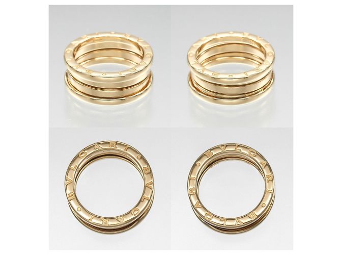 Bulgari Anello Bvlgari B.zero1 3-Band in oro giallo 18K - vista 8
