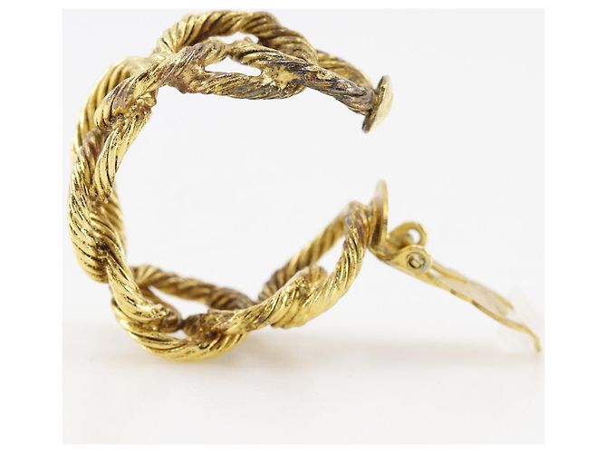 Orecchini a clip Chanel Vintage Rope Chain - vista 8