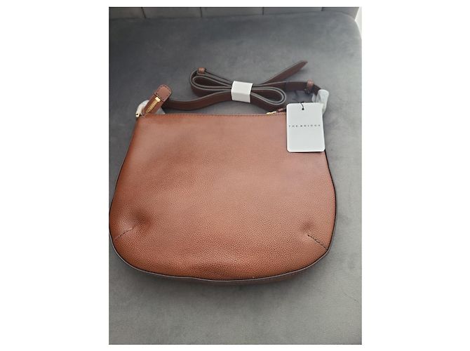 Autre Marque The Bridge Borsa a Tracolla in Pelle Marrone - vista 4