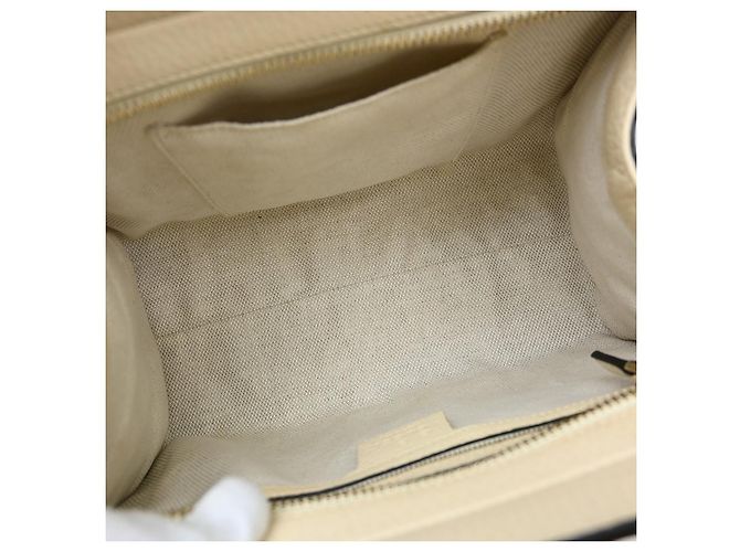 Borsa Gucci Soho Convertible Top Handle in pelle Medium Beige - vista 3