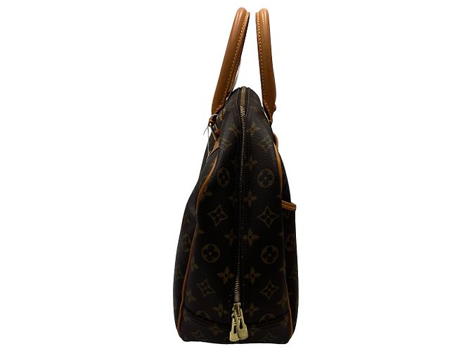 Louis Vuitton Deauville Monogram Canvas Standard Marrone - vista 4