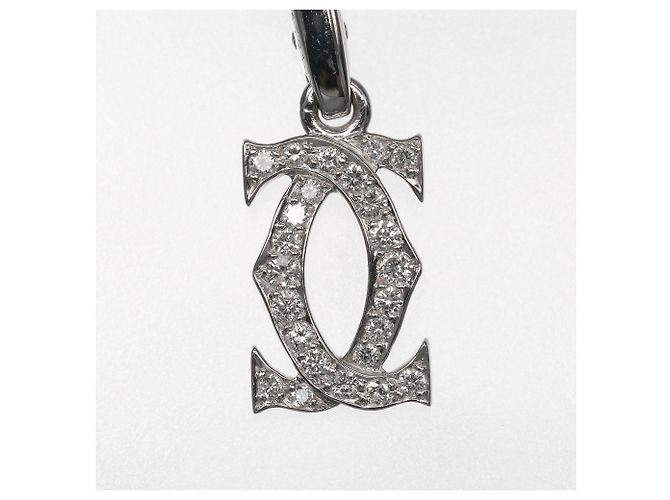 Colgante Charm 2C de Cartier en oro blanco de 18K - vista 3