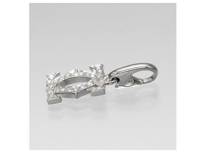 Colgante Charm 2C de Cartier en oro blanco de 18K - vista 5