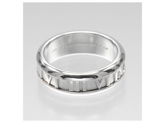Tiffany & Co. Atlas Ring aus 18K Weißgold - Ansicht 3