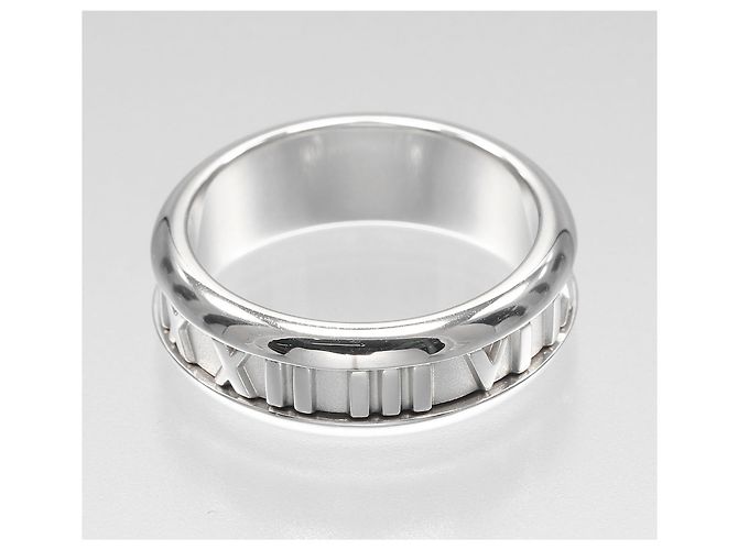 Tiffany & Co. Atlas Ring aus 18K Weißgold - Ansicht 4