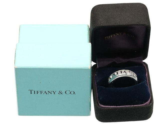 Tiffany & Co. Atlas Ring aus 18K Weißgold - Ansicht 7