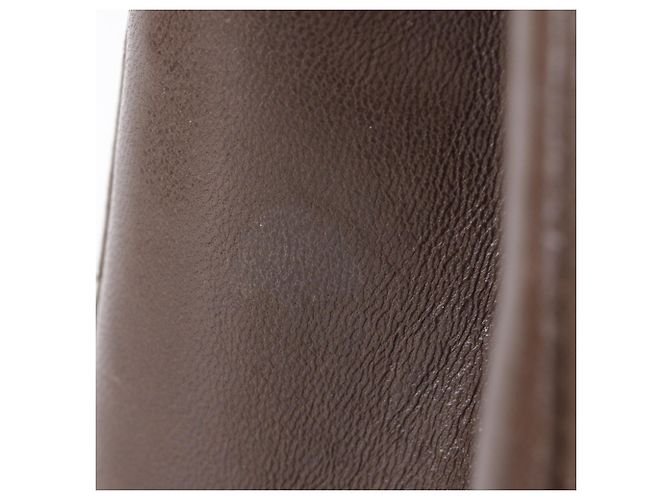 Borsa a Spalla Chanel Big Matelasse 34 Marrone - vista 10