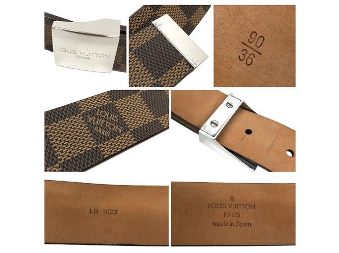 Louis Vuitton Damier Carrée Gürtel Damier ebene - Ansicht 3