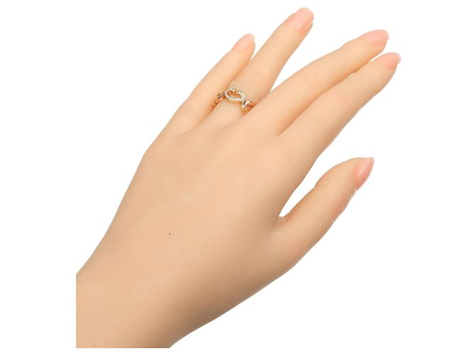 Anello Cartier C Heart in oro rosa 18K - vista 2