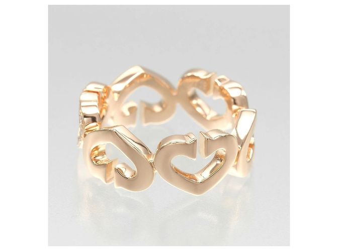 Anello Cartier C Heart in oro rosa 18K - vista 5