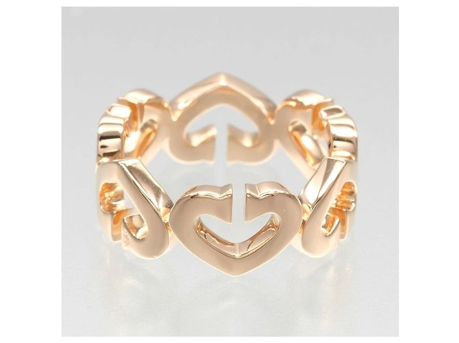 Anello Cartier C Heart in oro rosa 18K - vista 6