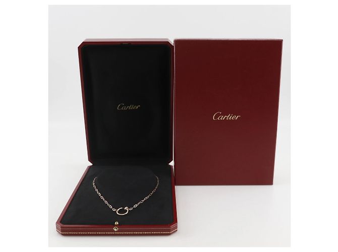 Collana Juste un Clou Pave in oro rosa 18K di Cartier - vista 10