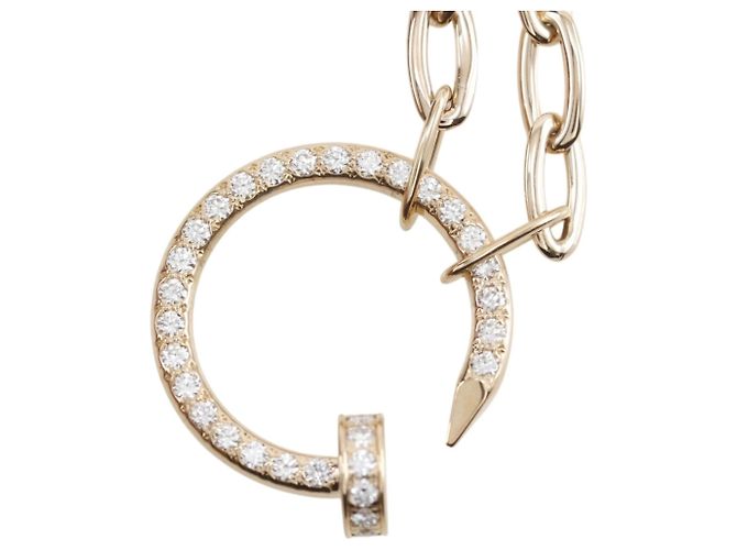 Collana Juste un Clou Pave in oro rosa 18K di Cartier - vista 8