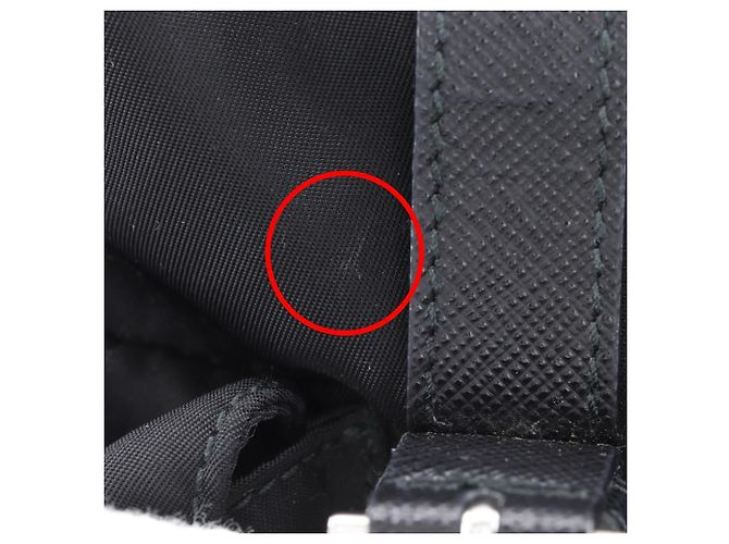 Prada Nylon Rucksack 1BZ677 Schwarz - Ansicht 10