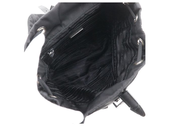 Prada Nylon Rucksack 1BZ677 Schwarz - Ansicht 7