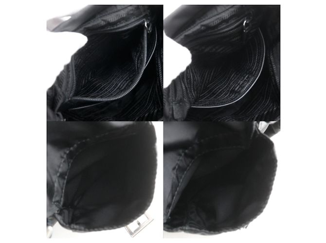 Prada Nylon Rucksack 1BZ677 Schwarz - Ansicht 8