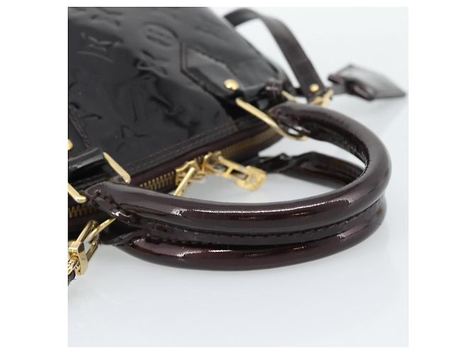 Louis Vuitton Alma Patent Leather BB Marrone - vista 7