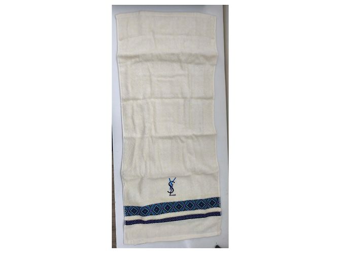 Set de serviettes Yves Saint Laurent monogramme YSL Multicolore Beige - vue 4