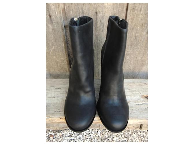 Stivaletti in pelle nera Rag & Bone Nero - vista 4