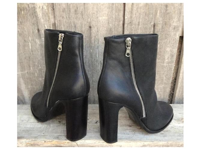 Stivaletti in pelle nera Rag & Bone Nero - vista 5