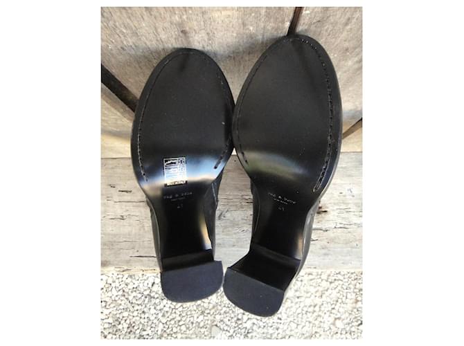 Stivaletti in pelle nera Rag & Bone Nero - vista 6