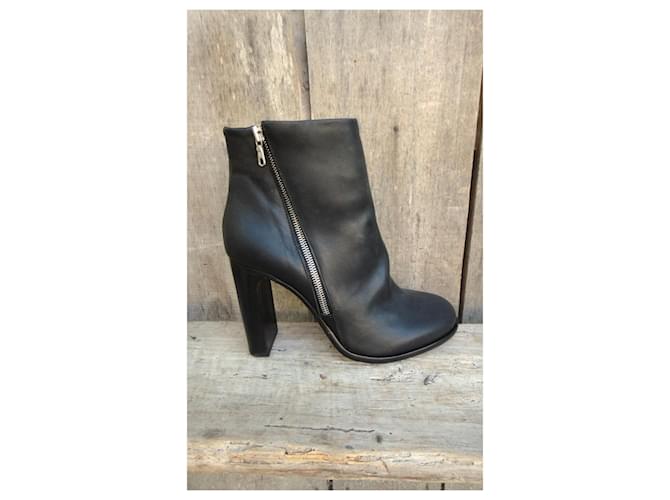 Stivaletti in pelle nera Rag & Bone Nero - vista 9