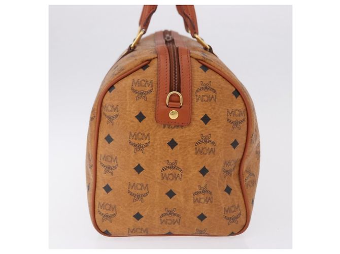 MCM Vicetos logogram boston 40 Marrone - vista 3
