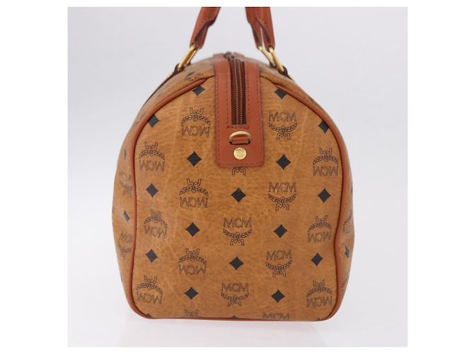 MCM Vicetos logogram boston 40 Marrone - vista 4