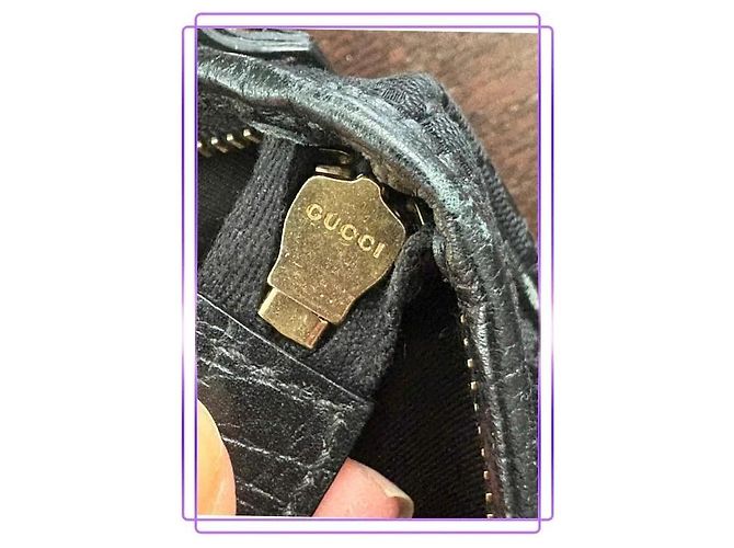 Borsa a tracolla Gucci Jolicoeur GG Canvas Nero Rosso Verde - vista 15