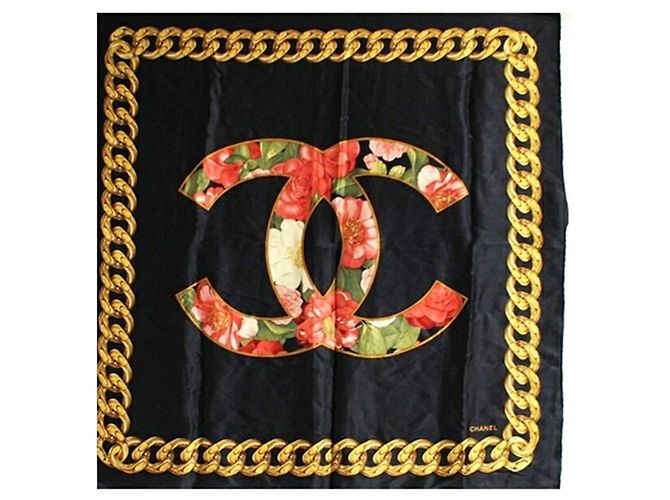 Bufanda Chanel negra Negro - vista 2